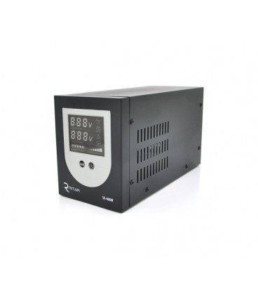 ИБП с правильной синусоидой Ritar SK-600VA (400W), DC:145-275V, AC:230V, LCD-дисплей, 1Shuko socket, 12V под внешнюю батарею, то