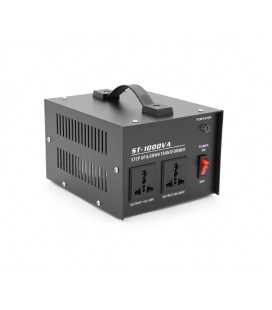 Преобразователь напряжения MSKJ ST-1000VA Трансформаторный Input 220 V/Output 110V, + 2 универсальных розеток