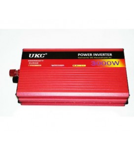 Инвертор напряжения UKC 3000ВА(1500Вт), 12/220V approximated, 1 универсальная розетка, Box