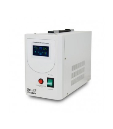 Инвертор Full Energy HB1512 1500ВА/1200Вт с чистой синусоидальной волной, LCD, ток заряда 12В до 29Ач, 300 x 144 x 213 мм