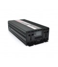 Инвертор напряжения YOSO с правильной синусоидой, 3000W, 12/220V-1500W, 2 универсальные розетки, LED Display