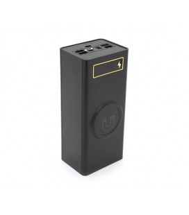 Power bank Voltronic D24-PD-QIMagnetic под 24х18650, Magnetic Wireless Charger, Output:22.5W, Micro-USB, Type-C, Lightning, ABS,