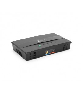 ИБП Green Wave-Ritar EcoPlus8100L-100W для роутеров/коммутаторов/PON/POE, 5V/USB-2A, 12V/8A, 19V/5A, (16000mAh), Black, BOX, Q10