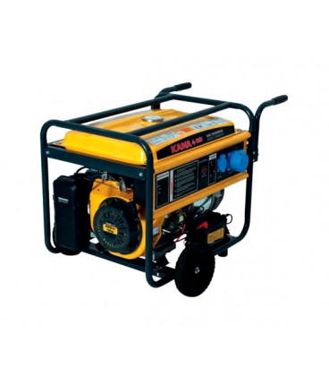 Генератор бензиновый KGL10000CE, 1-фазный 230V, 50Hz, 10kVA/8kW, бак 28 л, расход 3 л/ч, пуск: ручной/стартер, 745х555х650 мм, 8