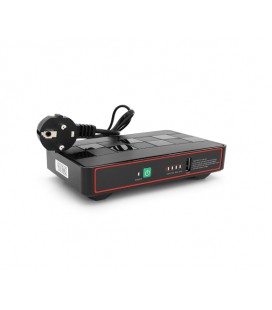 ИБП Green Wave Ecoputer-P60W для роутеров/коммутаторов/PON/POE, 12V/USB- 2A, (12000MAh), Black, BOX, Q20