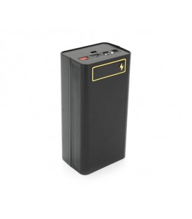 Power bank Voltronic T21-PD под 21х18650, Digital display, Output: 22.5W, Micro-USB, Type-C, Lightning, ABS, PVC, Black, BOX