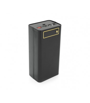 Power bank Voltronic T21-PD под 21х18650, Digital display, Output: 22.5W, Micro-USB, Type-C, Lightning, ABS, PVC, Black, BOX