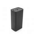 Power bank Voltronic T21-PD под 21х18650, Digital display, Output: 22.5W, Micro-USB, Type-C, Lightning, ABS, PVC, Black, BOX