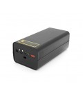 Power bank Voltronic T21-PD под 21х18650, Digital display, Output: 22.5W, Micro-USB, Type-C, Lightning, ABS, PVC, Black, BOX