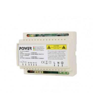 Блок бесперебойного питания 12В 3Ач под акб 7Ач на DIN-рейку BBGP-123DIN