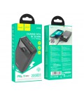 Power Bank HOCO J102A 20000mAh, USB+Type-C, 20W, Black, 0.45kg