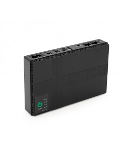 ИБП UPS-18W DC1018P для роутеров/коммутаторов/PON/POE-430, 5//9/12V, 1A, 12000MAh(4*3000MAh), Black, BOX