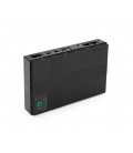 ИБП UPS-18W DC1018P для роутеров/коммутаторов/PON/POE-430, 5//9/12V, 1A, 12000MAh(4*3000MAh), Black, BOX
