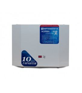 Стабилизатор напряжения теристорный NORMA HV 9 (9000Вт) 220В, стабилизация 150-300, 9 ступеней