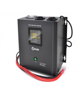 ИБП с правильной синусоидой Europower PSW-EP1000WM12 (700 Вт) 10/20А, настенный, под внешнюю АКБ 12В , Q1 (410*330*278) 9,15 кг 