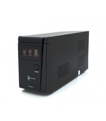 ИБП с правильной синусоидой RITAR RTSW-600NL12 LED (360Вт), 12В , под внешний АКБ, Q4 (320*132*210) 4,2 кг (236*85*130)