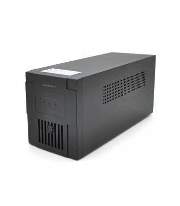 ИБП Qoltec QLT2000 (1200W) LED, AVR, 3st, 2xSCHUKO socket, 2x12V9Ah, metal Case Q1