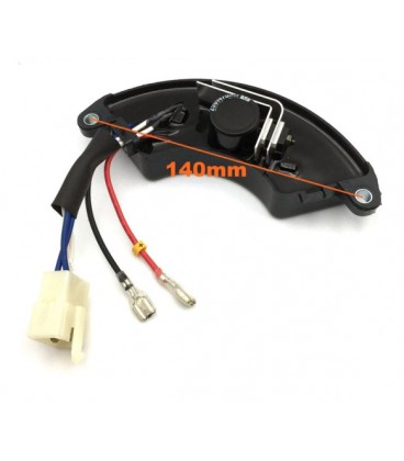 AVR для однофазного генератора 3-8кВт, 250В/470мФ, корпус пластик, 6 контактов