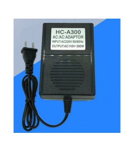 Преобразователь напряжения трансформаторный 300W Input 220 V/Output 110V, + универсальная розетка