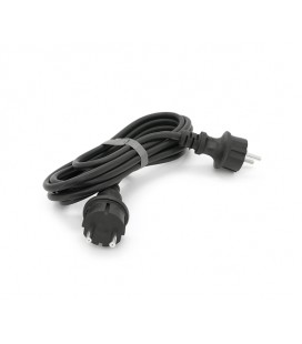 Кабель с двумя литыми вилками для подключения генератора, удлинитель 3 м ГОСТ 2х1,5мм² (3100Вт, 14А, 250В)