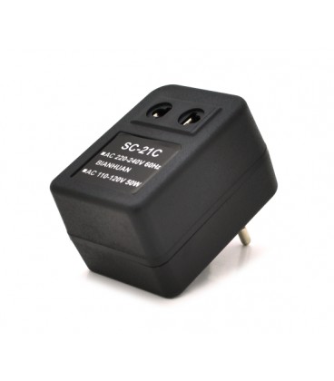 Преобразователь напряжения трансформаторный 50W Input 220 V/Output 110V, + универсальная розетка и переходник