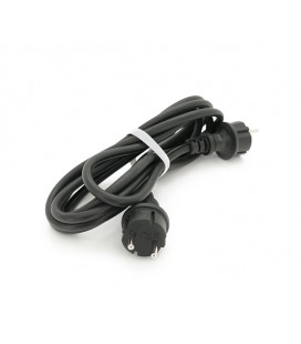 Кабель с двумя литыми вилками для подключения генератора, удлинитель 3 м ГОСТ 2х2,5мм² (4100Вт, 16А, 250В)