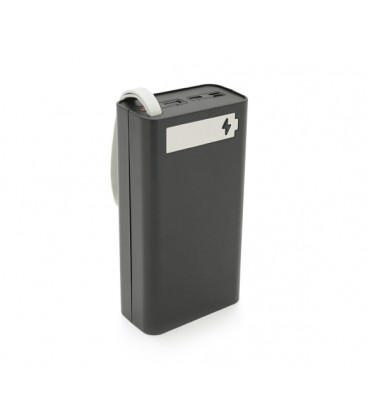 Power bank Voltronic T12-PD под 12х18650, Digital display, Output: 22.5W, Micro-USB, Type-C, Lightning, ABS, PVC, Black, BOX
