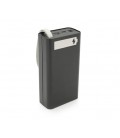 Power bank Voltronic T12-PD под 12х18650, Digital display, Output: 22.5W, Micro-USB, Type-C, Lightning, ABS, PVC, Black, BOX