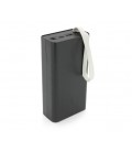 Power bank Voltronic T12-PD под 12х18650, Digital display, Output: 22.5W, Micro-USB, Type-C, Lightning, ABS, PVC, Black, BOX