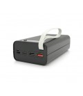 Power bank Voltronic T12-PD под 12х18650, Digital display, Output: 22.5W, Micro-USB, Type-C, Lightning, ABS, PVC, Black, BOX