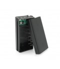 Power bank Voltronic T12-PD под 12х18650, Digital display, Output: 22.5W, Micro-USB, Type-C, Lightning, ABS, PVC, Black, BOX