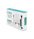 Импульсный UPS с встроенным АКБ Mini Outer UPS1202, 12V 2А, акб Lithium 0,6А, Plastic Box IP40, В130/Ш80/Г33мм, крепление