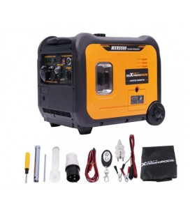 Генератор инверторный БЕНЗИНОВЫЙ MXR5500 (5.5kW), однофазный, 220V, 50Hz, обьем бака 13.5л, дистанционный запуск