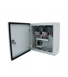 Блок АВР AKSA для генераторов с внутренним контроллером, под конфигурацию сети 3/3, 3/1,1/1, контакторы 40A/40A, max 18.5кВт