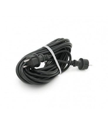 Кабель с двумя литыми вилками для подключения генератора, удлинитель 10 м ГОСТ 2х2,5мм² (4100Вт, 16А, 250В)