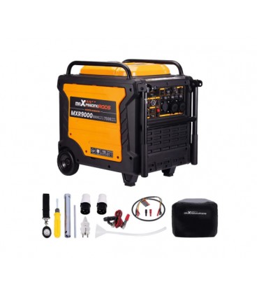Генератор инверторный БЕНЗИНОВЫЙ MXR9000 (8 kW), однофазный, 220V, 50Hz, обьем бака 26л, дистанционный запуск