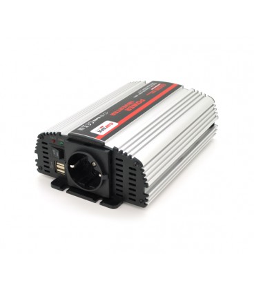 Инвертор напряжения Carspa-600-242 (600Вт), 24/220V, approximated, 1Shuko, USB, клеммы, Box Q15
