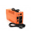 ИБП MAKELSAN Lion650VA (390W) Standby-L, LED, 170-280VAC, AVR 1st, 2xSCHUKO socket, 1x12V7Ah, Plastic Case ( 101 х 298 х 142 )