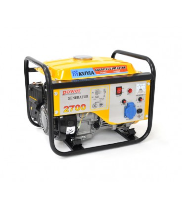 Генератор бензиновый Kuyia TM1000CL, однофазный, 110-240V, 50Hz, 0,9-1кВт, обьем 5,2л