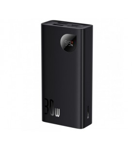 PowerBank Baseus Adaman2 Digital Display Fast Charge 10000mAh 30W, 2*USB+Type-C, PD3.0, QC3.0, Black, Q40