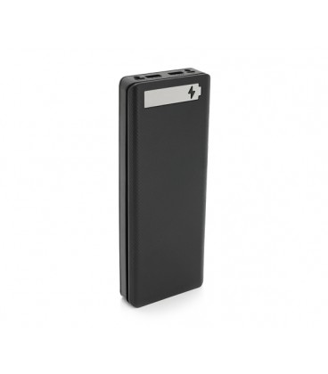 Power bank Voltronic L10 под 10х18650, Flashlight, Output: 5V-2A, Micro-USB, Type-C, Digital display, ABS, PVC, Black, BOX