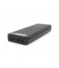 Power bank Voltronic L10 под 10х18650, Flashlight, Output: 5V-2A, Micro-USB, Type-C, Digital display, ABS, PVC, Black, BOX
