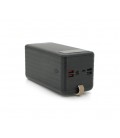 Powerbank ACL PW-94 80000mAh, 4xUSB, 4 кабеля(USB/Micro/Type-C/Lighting), 1,4кг, Black, Box