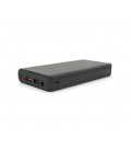 Портативный Power Bank 18W для роутеров, Output: USB 5V/2A, DC9V,2.7A/12V1.5A, 21000mAh(7*3000mAh), 155х75х23мм, 460грам, Black,