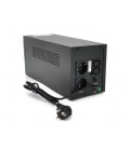 ИБП Qoltec QLT1500 (900W) Proxima-L, LED, AVR, 3st, 2xSCHUKO socket, 2x12V9Ah, metal Case