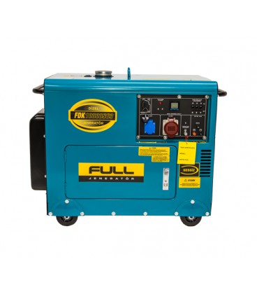 Генератор дизельный FULL FDK10000SC3, трехфазный 220V, 50Hz, 9,4KVA