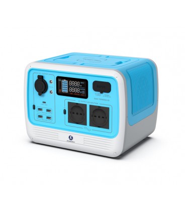 Портативная зарядная станция Baldr 700WB500-S0 (емкость 537Вт·ч), мощность 700 Вт (пиковая 1200 Вт), 275x200x205 мм, вес 6 кг