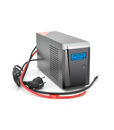 ИБП с правильной синусоидой RITAR RTSW-500 LCD (300Вт),12В, под внешний АКБ, Q4 (320*132*210) 4,2 кг (260*85*140)