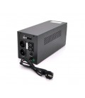 ИБП Qoltec QLT1200 (720W) LСD, AVR, 3st, 2xSCHUKO socket, 2x12V7.5Ah, metal Case