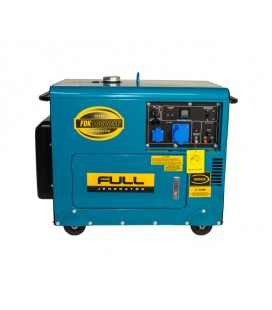 Генератор ДИЗЕЛЬНЫЙ Full FDK10000SC 7.5кВт (9,4KVA), однофазный 220V, 50Hz, объем 12,5л